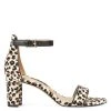 Nine West Heels Pruce Ankle Strap Block Heel Sandals