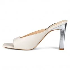 Nine West Heels Pyper Heeled Slide Sandals 11 Nine West Heels Pyper Heeled Slide Sandals