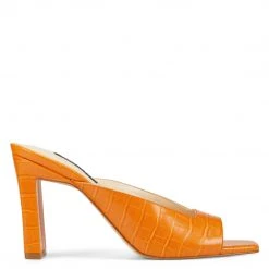 Nine West Pyper Heeled Slide Sandals Heels