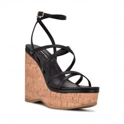 Nine West Y2K Revival Rachal Wedge Sandals