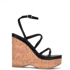 Nine West Y2K Revival Rachal Wedge Sandals