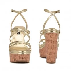 Nine West Y2K Revival Rachal Wedge Sandals