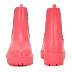 Nine West Rainy Chelsea Rain Booties Color Pop