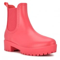 Nine West Rainy Chelsea Rain Booties Color Pop