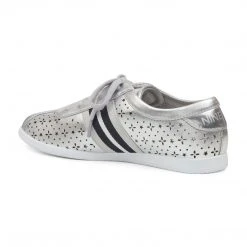 Nine West Raven Lace Up Sneakers Metallic Mindset