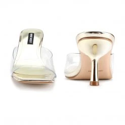 Nine West Raylen Heeled Slide Sandals New 10 Nine West Raylen Heeled Slide Sandals New