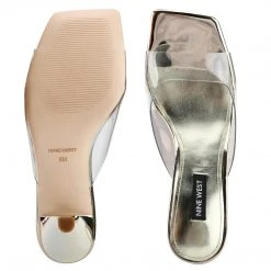 Nine West Raylen Heeled Slide Sandals New 11 Nine West Raylen Heeled Slide Sandals New