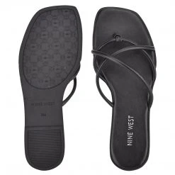 Nine West Razi Flat Slide Sandals Fun Flats