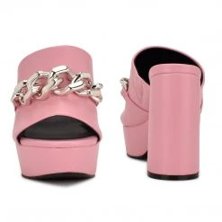 Nine West Y2K Revival Relee Platform Slide Sandals