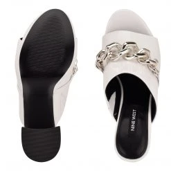 Nine West Relee Platform Slide Sandals Y2K Revival