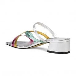 Nine West Remy Block Heel Sandals Color Pop