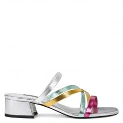 Nine West Remy Block Heel Sandals Color Pop