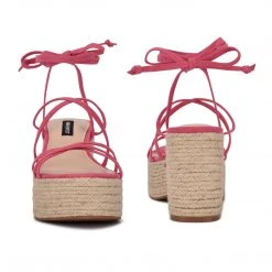 Nine West Riplee Ankle Wrap Platform Sandals