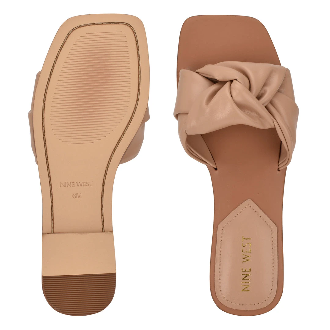 Nine West Rosey Flat Slide Sandals Nine West Rosey Flat Slide Sandals