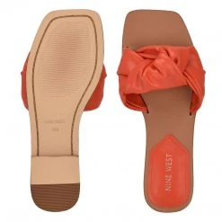 Nine West Rosey Flat Slide Sandals Color Pop
