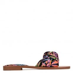 Nine West Rosey Flat Slide Sandals Color Pop