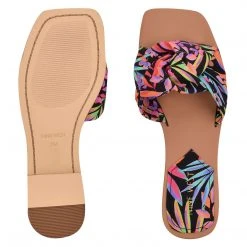 Nine West Rosey Flat Slide Sandals Color Pop 6 Nine West Rosey Flat Slide Sandals Color Pop