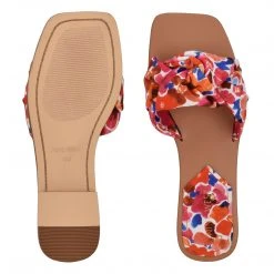 Nine West Color Pop Rosey Flat Slide Sandals