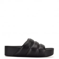 Nine West New Sants Platform Slide Sandals