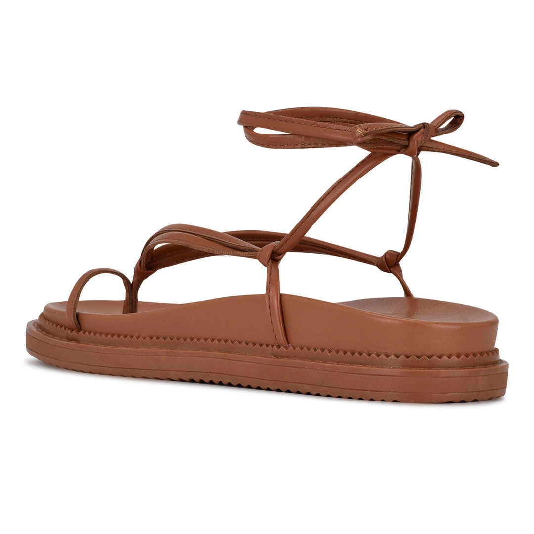 Nine West Sarest Ankle Wrap Flat Sandals Lace It Up 5 Nine West Sarest Ankle Wrap Flat Sandals Lace It Up