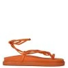 Nine West Sarest Ankle Wrap Flat Sandals
