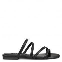 Nine West Sean Flat Slide Sandals Mules & Slides