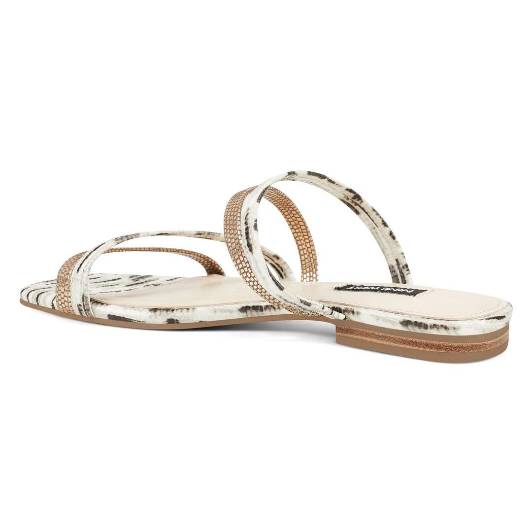 Nine West Sean Flat Slide Sandals Nine West Sean Flat Slide Sandals