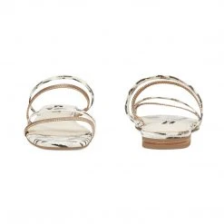 Nine West Sean Flat Slide Sandals 6 Nine West Sean Flat Slide Sandals