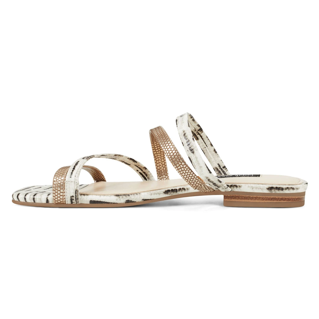 Nine West Sean Flat Slide Sandals Nine West Sean Flat Slide Sandals