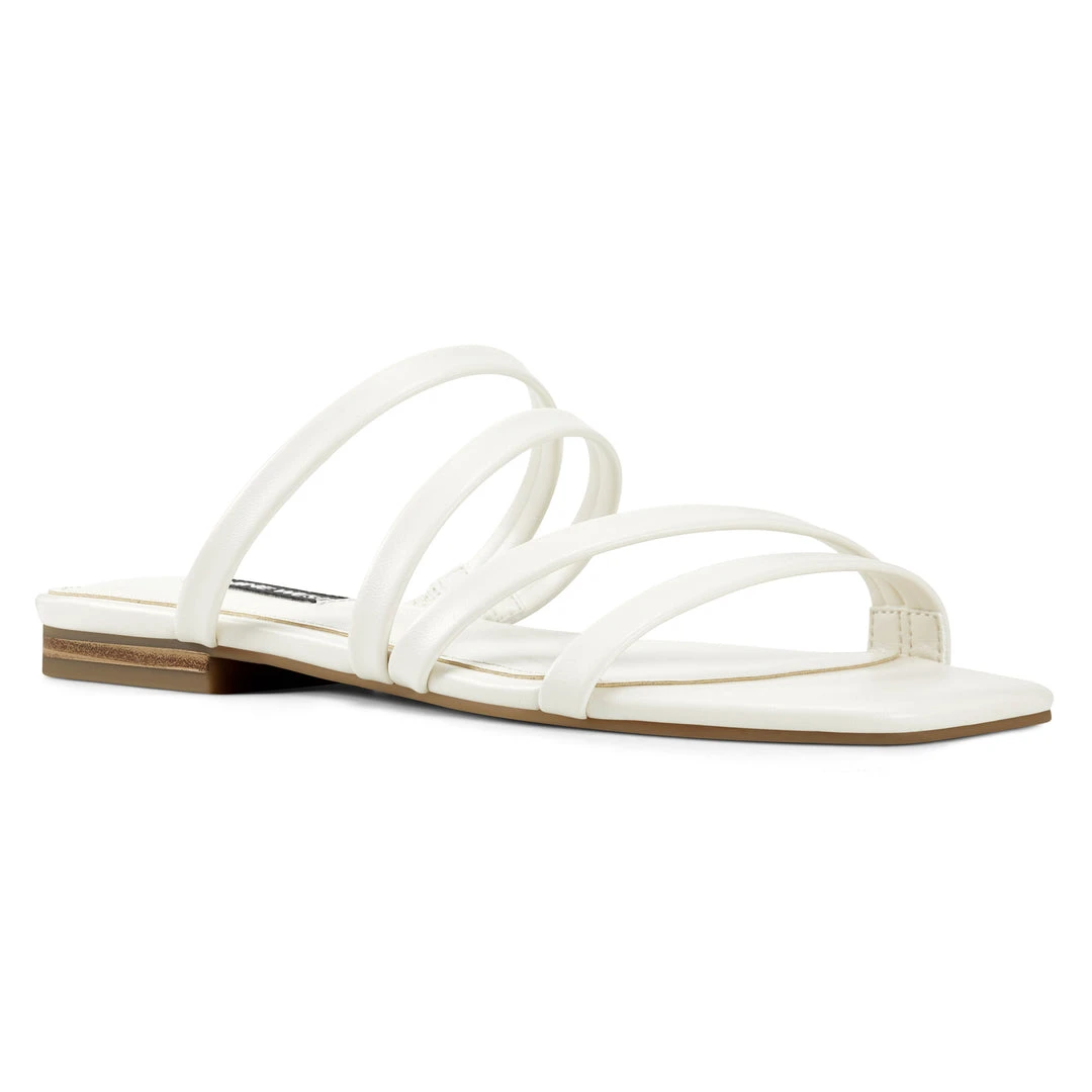 Nine West Sean Flat Slide Sandals Nine West Sean Flat Slide Sandals