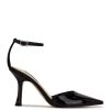 Nine West Shaply Pointy Toe Ankle Strap Pumps Heel Appeal