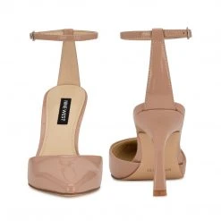 Nine West Shaply Pointy Toe Ankle Strap Pumps