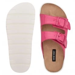 Nine West Simplee Platform Slide Sandals High Impact Platforms