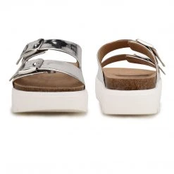 Nine West Simplee Platform Slide Sandals High Impact Platforms