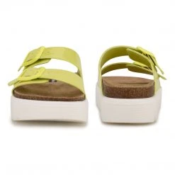 Nine West Simplee Platform Slide Sandals