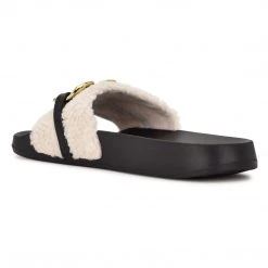 Nine West Slinks Flat Slide Sandals Fun Flats
