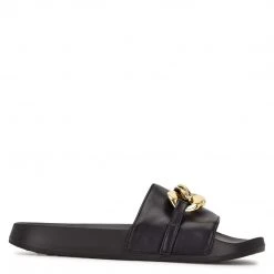 Nine West Fun Flats Slinks Flat Slide Sandals