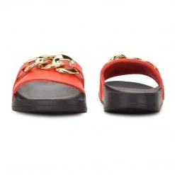 Nine West Color Pop Slinks Flat Slide Sandals