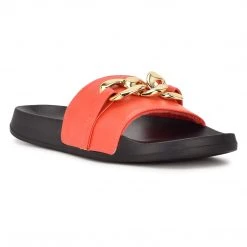 Nine West Color Pop Slinks Flat Slide Sandals