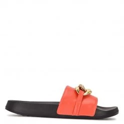 Nine West Color Pop Slinks Flat Slide Sandals