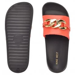 Nine West Color Pop Slinks Flat Slide Sandals