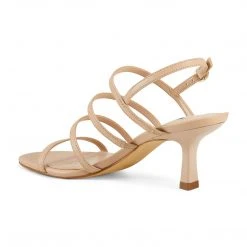Nine West Heels Smooth Heeled Strappy Sandals