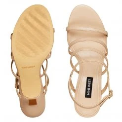 Nine West Heels Smooth Heeled Strappy Sandals
