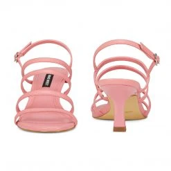 Nine West Smooth Heeled Strappy Sandals