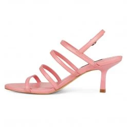 Nine West Smooth Heeled Strappy Sandals