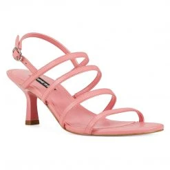 Nine West Smooth Heeled Strappy Sandals