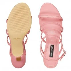 Nine West Smooth Heeled Strappy Sandals