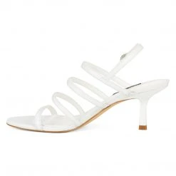 Nine West Smooth Heeled Strappy Sandals Heels 11 Nine West Smooth Heeled Strappy Sandals Heels