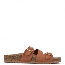 Nine West Sommie Flat Slide Sandals