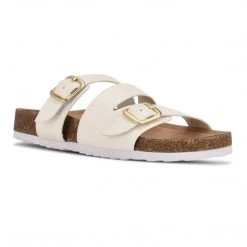 Nine West Sommie Flat Slide Sandals